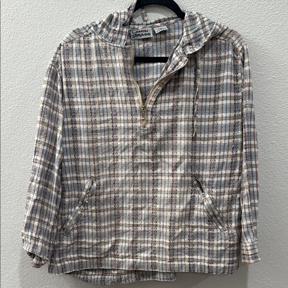 Plaid V-Neck Sweater
